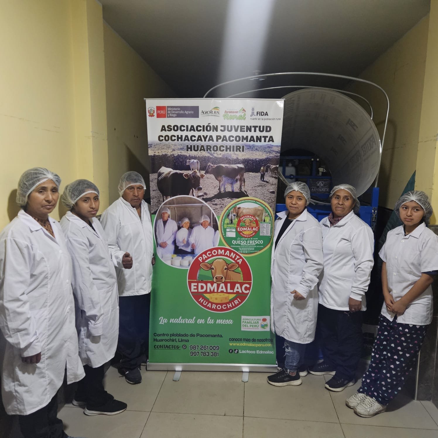 Equipo de EDMALAC - Asociación Juventud Cochacaya Pacomanta